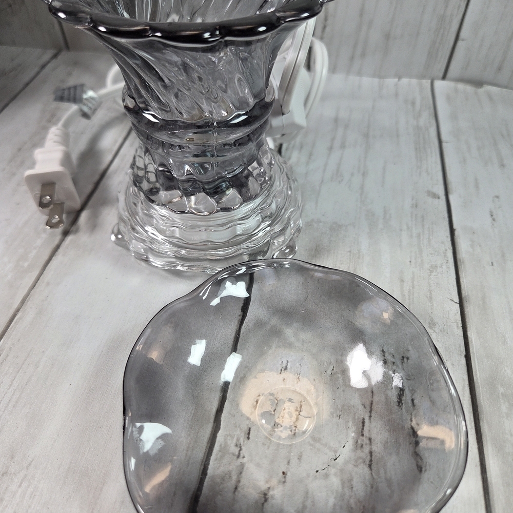 Electric Oil Warmer Dimming Switch Lamp Glass Wax Burner Aroma Fragrance - Picture 4 of 8